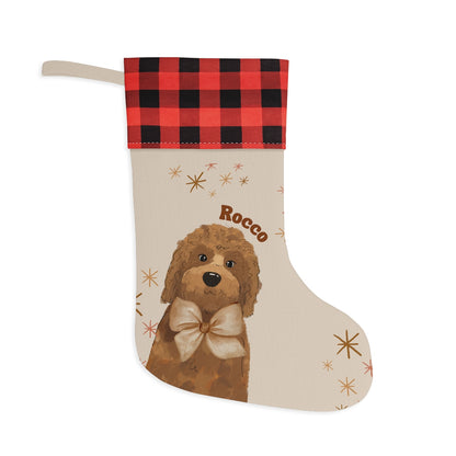 Boho Stocking | Custom Pet Portrait