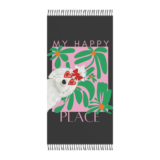 My Happy Place |  Beach Towel